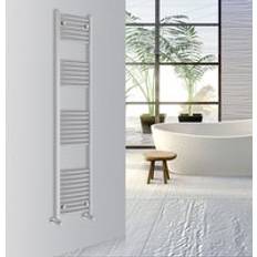 Heated Towel Rails WarmeHaus Curved Bathroom Heated Towel Rail 1800 x 500 mm Chrome