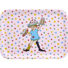 Pippi Bricka 27 x 20 cm Födelsedag Rosa