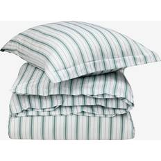 Lexington 220 cm Påslakan Lexington Striped Cotton Poplin Set 220 x 220 cm Påslakan Vit (220x220cm)