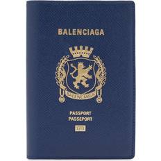 Blue Passport Covers Balenciaga Passport Holder - Blue