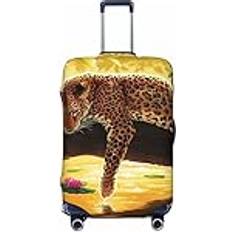 Bondij Resebagageskydd Dammsäkert Rolig Leopard 45-80 cm