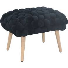 Foot Stools on sale Artemis Home Cushla Bubbly Velvet Small Footstool 45 x 56 x 43 cm Foot Stool