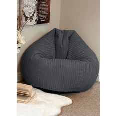 Rucomfy Jumbo Cord Slouchbag Beanbag Slate Bean Bag