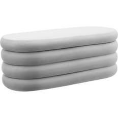 Poufs tectake Banc Rembourré Altu Avec 2 Grands Espaces Pouf