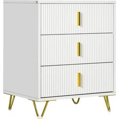 White Chest of Drawers Homcom 3 Dresser White Chest of Drawer