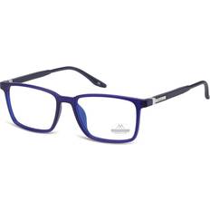 Reading Glasses Montana Readers MRC3 MRC3B Blue Size 1.00 Free Lenses HSA/FSA Insurance Blue Light Block Available Matte Blue 1.00)
