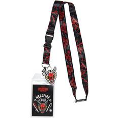 Hellfire Club ID Badge Holder Lanyard 2 Rubber Pendant