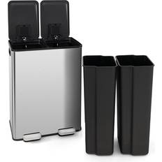 Costway Trash Can with 2 Deodorizer Compartments