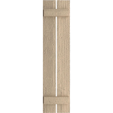 Windows Ekena Millwork TimberThane Woodgrain 11.5-in W x 48-in H Shutters 2-Pack Timber Window Shutter