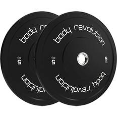 Weight Plates Body Revolution Olympic Bumper Plate Set 5kg 2-pack