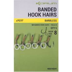 Banded Hook Hairs Barbless 10