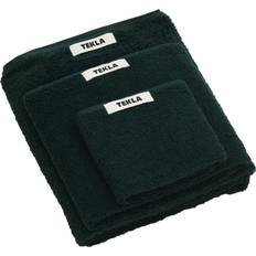 Tekla Forest Green Small Towel