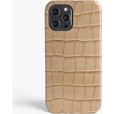 The Case Factory Cover iPhone 12 Pro Max Croco Sand