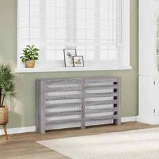 vidaXL Radiator Cover Grey Sonoma 149 x 20 x 82 cm