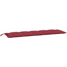 vidaXL Hynde Til 180x50x7 cm Oxfordstof Vinrød Havebænk