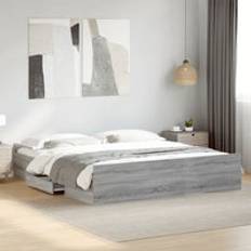 Berkfield Home Bed Frame with Drawers 180x200 cm Super King