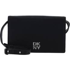 DKNY Etta Mini Wallet On A String - Black/Silver