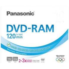 Optical Storage Panasonic DVD-RAM Disc 4.7GB 120min Pack 5