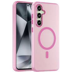 Samsung Galaxy S24 FE Mobilskal MTP Products Samsung Galaxy S24 FE UltraGuard Matte MagSafe Skal Rosa