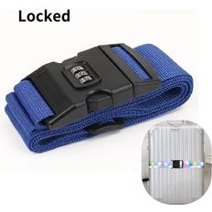 Luggage RYWOLT Personalised Luggage Strap With Lock