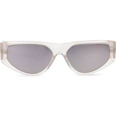 GCDS Geometric Frame Sunglasses - White