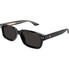 Solglasögon Montblanc Man MB0286S Solglasögon Acetat - Svart/Grå Fyrkantig