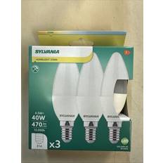 Sylvania E14 LED-lampor Sylvania 4.5W 470lm 2700K E14 SES Candle LED Warm Bulb 0029608