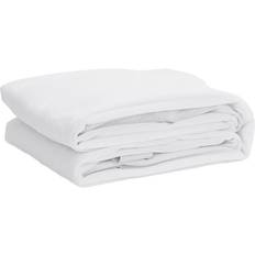 Polyester Mattress Covers vidaXL Protector 90 x 220 cm Waterproof Mattress Cover White