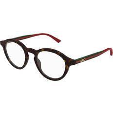 Glasögon & Läsglasögon Gucci GG1871O 002 Men's Eyeglasses Tortoiseshell Size 49