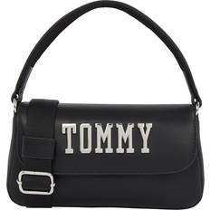 Tommy Hilfiger Dam Axelremsväskor Tommy Hilfiger Top Handle Flap Crossbody Bag - Black