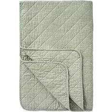 Ib Laursen Quilt Gestreift 180 x 130 cm Grün Decke Grün