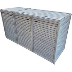 Wooden garden furniture Samuel Alexander Wheelie Bin 2.03m x 1.14m, Grey