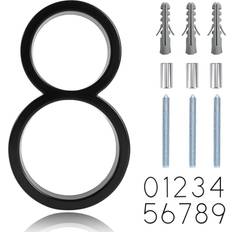 Steel Facade Numbers Doc Johnson Floating Stainless Steel Address House Number