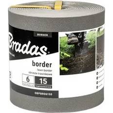 Lawn Edging Bradas Rasenkanten Kunststoff 6m x 15cm Grau