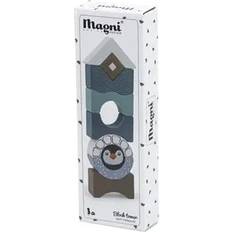 Magni Stapelleksaker Magni Penguin Stacking Tower One Size