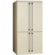Smeg FQ960P6 Side-by-side Kylskåp Creme