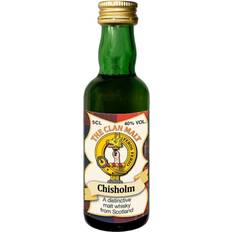 Beer & Spirits I Luv LTD Chisholm Clan Crest Miniature Whisky 5cl Bottle