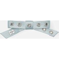 Hårprodukter Ganni Eyelet Bow Woven Barrette - Blue