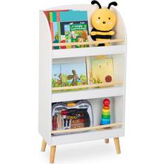 Bücherregale Relaxdays Kinderbücherregal Weiß