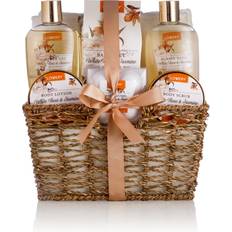 Lovery Spa Gift Basket 11 pc White Rose Jasmine