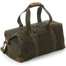 Weekend Bags Quadra Heritage Leather Handled Holdall - Olive