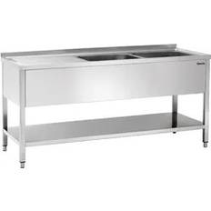 Große Spülen Bartscher Spüle 700 B 1800 2 Becken RE