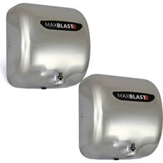 Silver Refill Brushes Maxblast Hand Dryers 2 x Silver