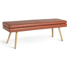 Settee Benches on sale Habitat Lex Faux Leather Dining Settee Bench