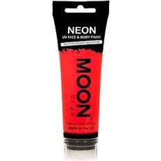 Red Body Makeup Moon Glow Neon UV Face Paint - Intense Red