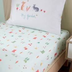 Beige Sheets Kid's Room RHS My Allotment Fitted Sheet Double