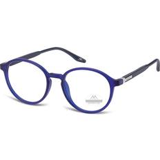Reading Glasses Montana Readers MRC4 MRC4B Blue Size 1.00 Free Lenses HSA/FSA Insurance Blue Light Block Available Matte Blue 1.00)