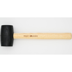 Project Source 16-oz Smooth Face Head 69321 Rubber Hammer