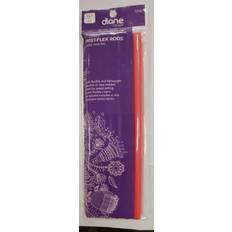 Red Hair Styler Accessories Diane Diane DT50 Twist Flex Hair Perm Rods 10 x 1/2 in 6 pcs