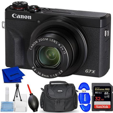 Canon PowerShot G7 X Mark III Digital Camera (Black) 3637C001 32GB Bundle